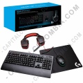 Ampliar foto de Combo 4 en 1 Logitech para Gaming, incluye Teclado G213, Mouse G203, Diadema G230 y Pad Mouse G240