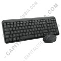 Combo teclado en espa&ntilde;ol y mouse inal&aacute;mbrico Logitech MK250 - Marca Logitech