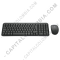 Combo teclado en espa&ntilde;ol y mouse inal&aacute;mbrico Logitech MK250