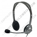 Teclados y Mouse para Gamers, Oficina y Hogar, Webcams y Diademas, Marca: Logitech - Stereo Headset H111 (Auriculares con micrófono) (Ref. 981-000612)