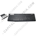 Teclado Bluetooth Logitech K375s para Multi Dispositivos con 3 teclas de conexión rápida