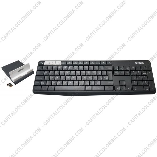 Teclados y Mouse para Gamers, Oficina y Hogar, Webcams y Diademas, Marca: Logitech - Teclado Bluetooth Logitech K375s para Multi Dispositivos con 3 teclas de conexi&oacute;n r&aacute;pida