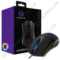 Ampliar foto de Mouse Gamer marca Primus - Gladius 4000T - Rgb - 6 Botones - 4000 DPI - PMO101