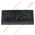 Teclado Mecánico RGB con tecnología Anti-Ghosting para Jugadores en Español, interruptor Rojo Primus - marca Primus ref. Ballista200S