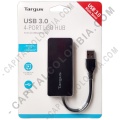 Teclados y Mouse para Gamers, Oficina y Hogar, Webcams y Diademas, Marca: Targus - HUB USB 3.0 de marca Targus de 4 Puertos Color negro