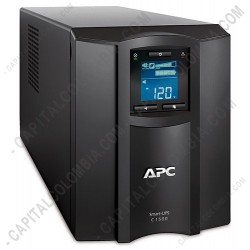 Ampliar foto de APC Smart-UPS C 1500VA con pantalla LCD, 900 Watts/1440 VA, 120V, interfac USB - SMC1500