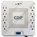 Regulador de voltaje marca CDP de 1800 VA, 1000w, 8 NEMA 5-15 - R-AVR1808