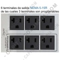 UPS CDP 3000VA/2700W 120VCA Tipo Torre, AVR - UPO11-3 AX