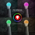 Bombillo LED RGB inteligente, paquete x2 unds, conexión Wifi - Nexxt NHB-C110 2PK