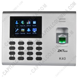 Ampliar foto de Control de acceso biom&eacute;trico ZKTeco K-40 por Huella