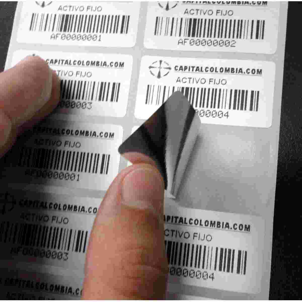 Etiquetas para activos fijos bogota