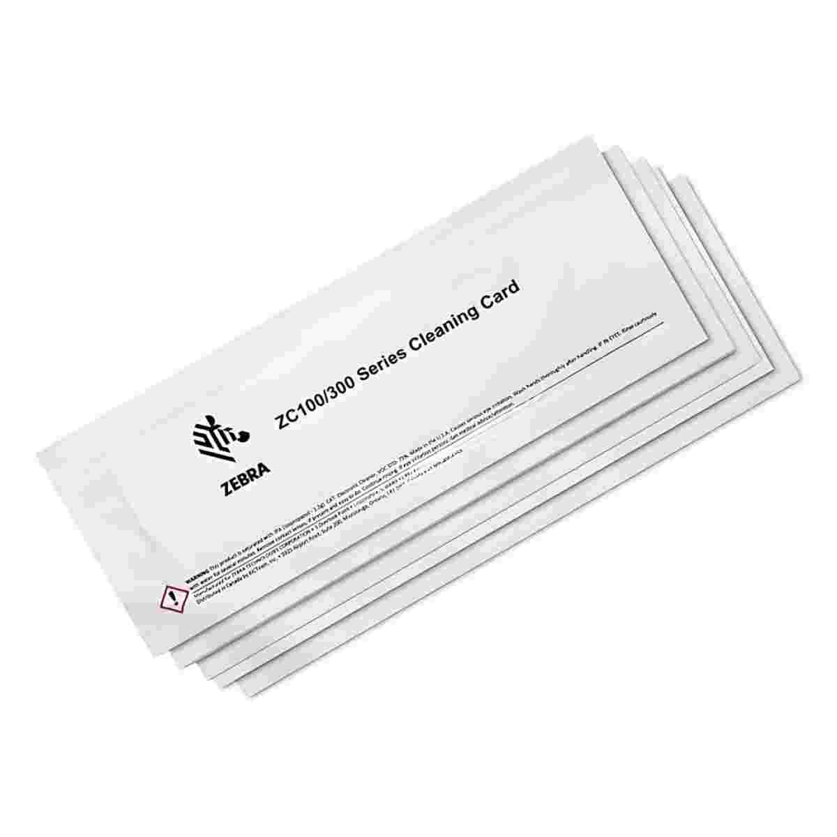 Kit Nettoyage 5 Cartes Zebra ZC100, ZC300 - Entretien Imprimante - Maintenance Préventive